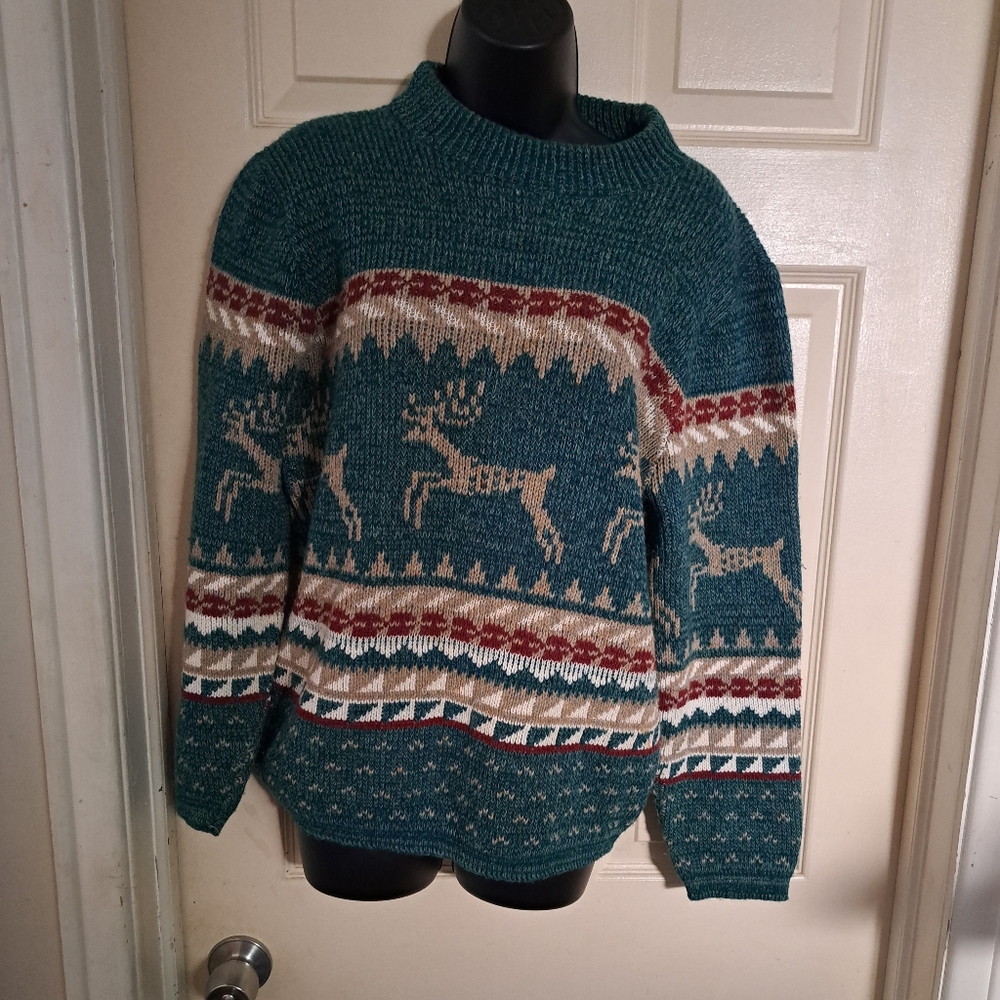 Knitted winter sweater
